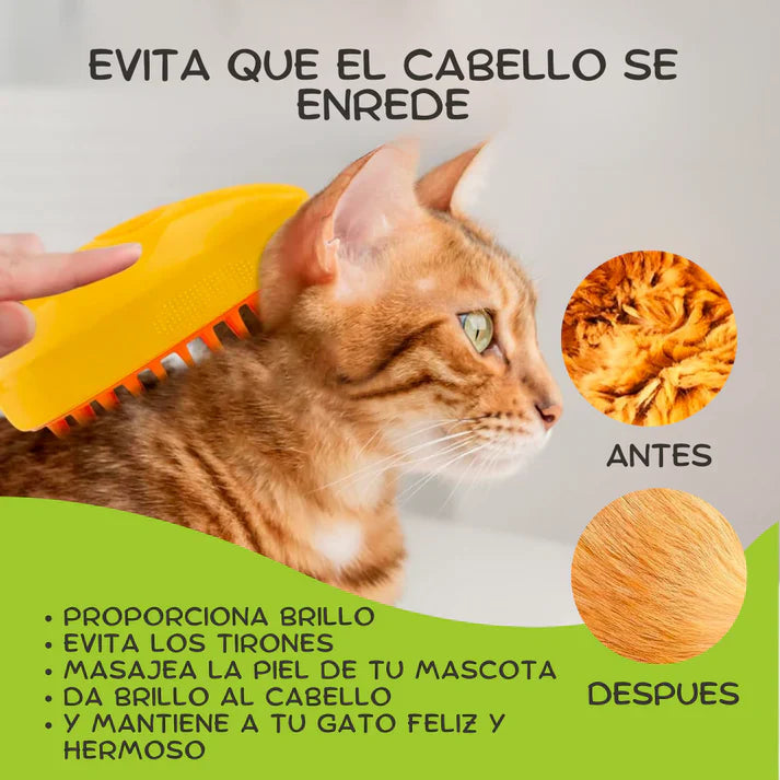 🧼CEPILLO A VAPOR PARA MASCOTAS🐱